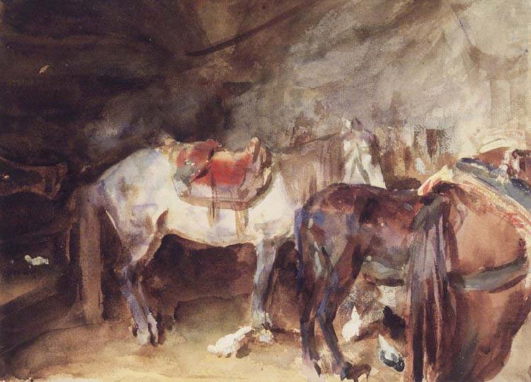 Arab Stable, John Singer Sargent